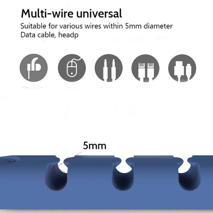 Silicone Desktop Cable Organiser