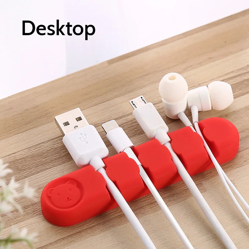 Silicone Desktop Cable Organiser