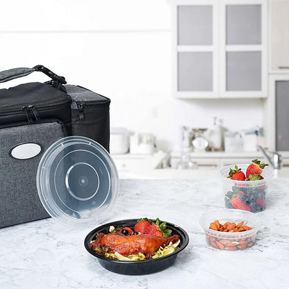 5 Pack Round Meal Prep Containers