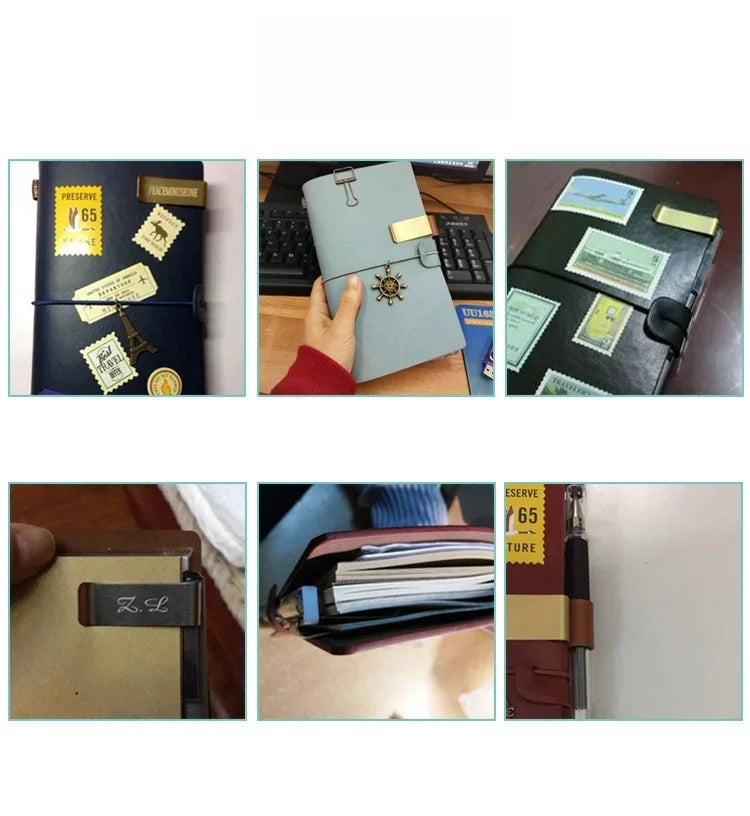 Vintage Style Metal Pen Clips