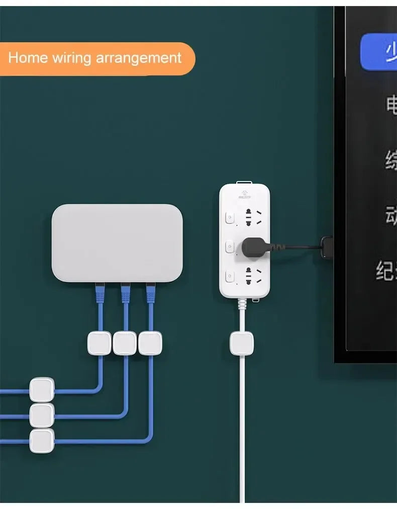 Desktop Organisation: Magnetic Cable Storage