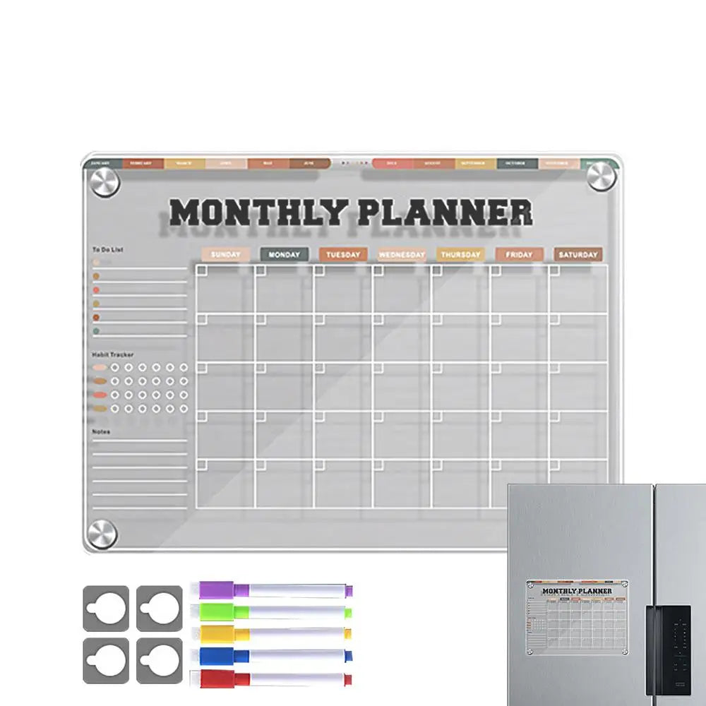 Magnetic Monthly Planner Board