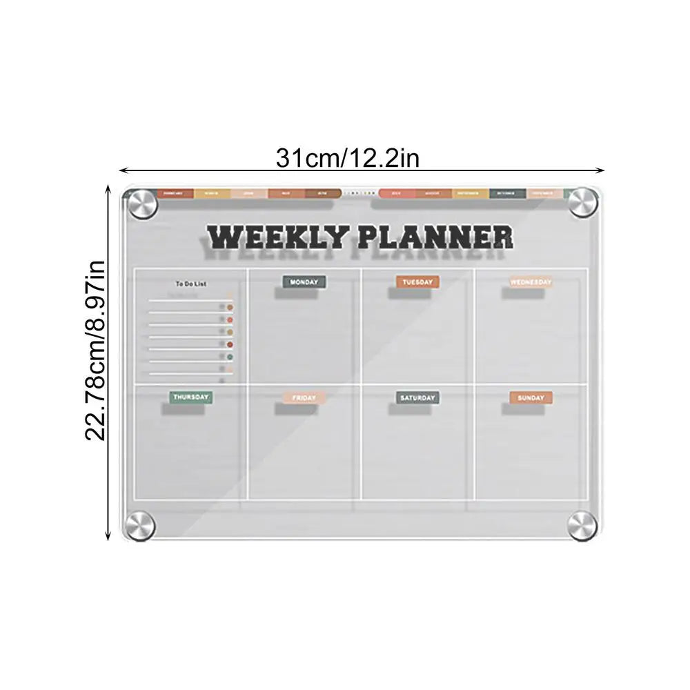 Magnetic Monthly Planner Board