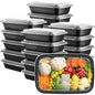 10 pack Stackable Meal Prep Containers