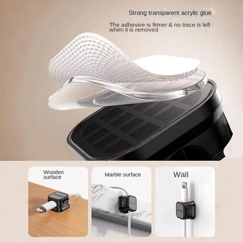 Desktop Organisation: Magnetic Cable Storage