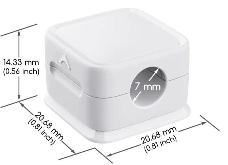 Desktop Organisation: Magnetic Cable Storage