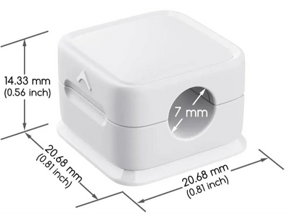 Desktop Organisation: Magnetic Cable Storage