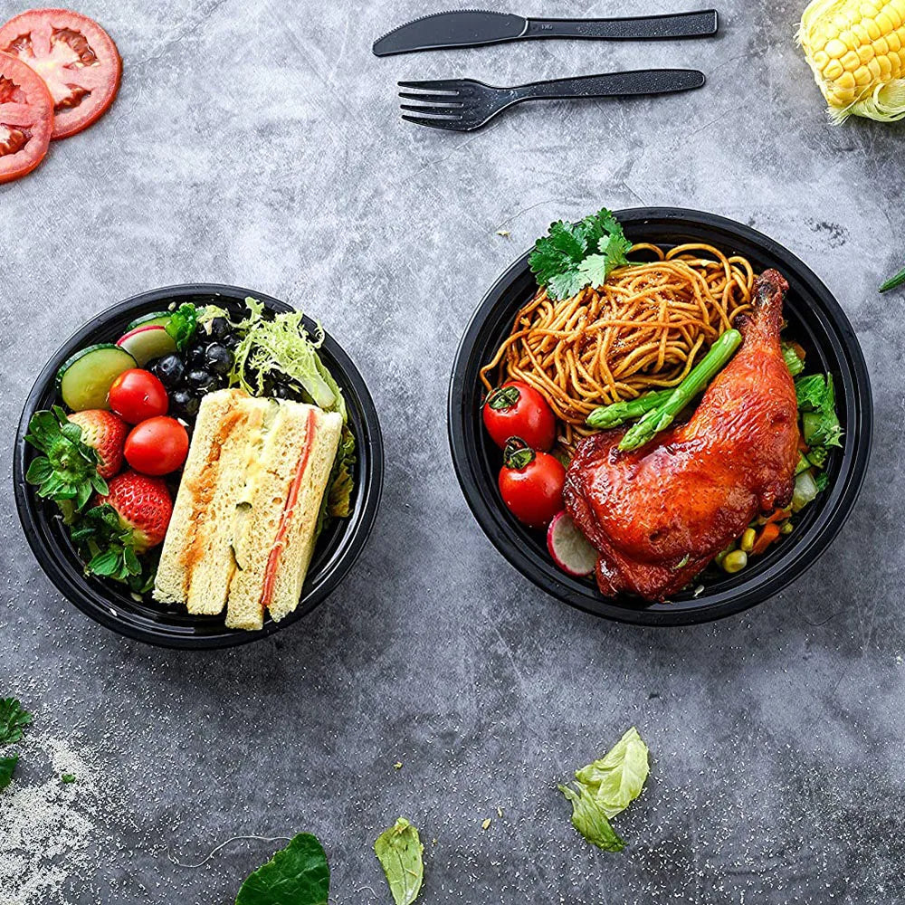 5 Pack Round Meal Prep Containers