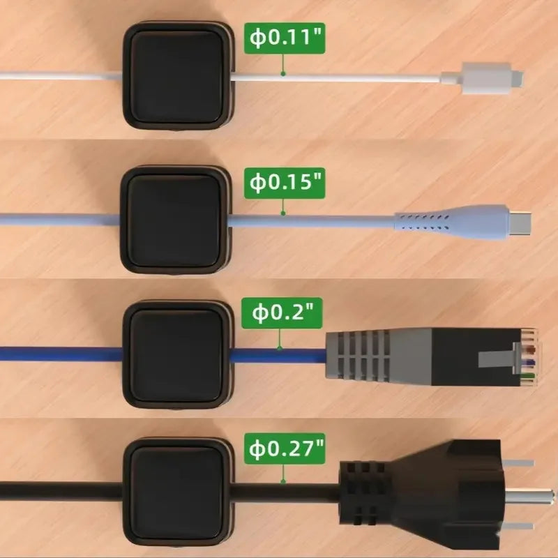 Desktop Organisation: Magnetic Cable Storage