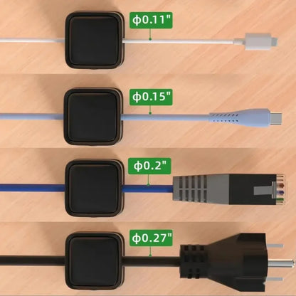 Desktop Organisation: Magnetic Cable Storage
