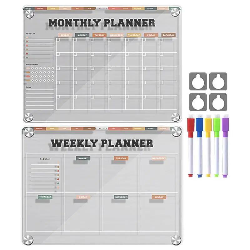 Magnetic Monthly Planner Board