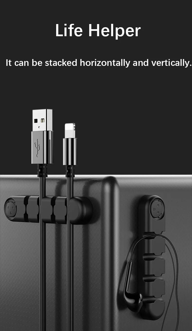 Silicone Desktop Cable Organiser