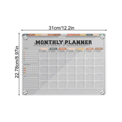 Magnetic Monthly Planner Board