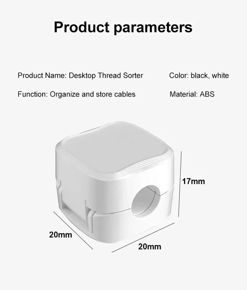 Desktop Organisation: Magnetic Cable Storage