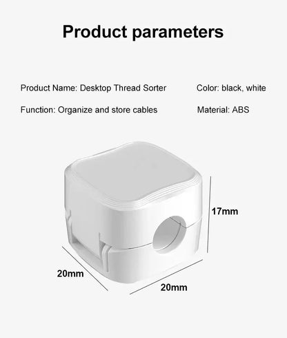 Desktop Organisation: Magnetic Cable Storage