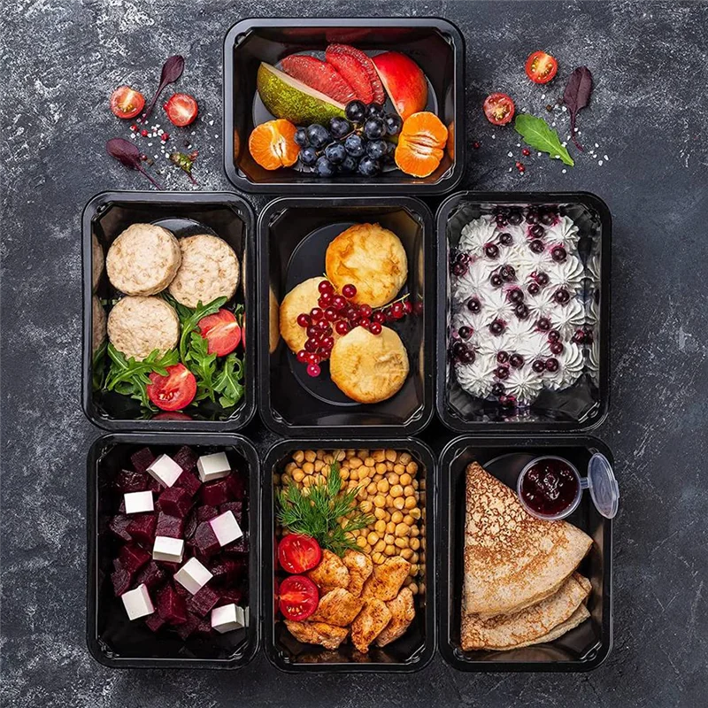 50-Pack Meal Prep Containers