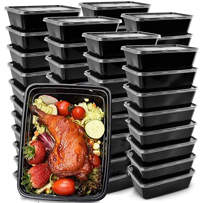 50-Pack Meal Prep Containers