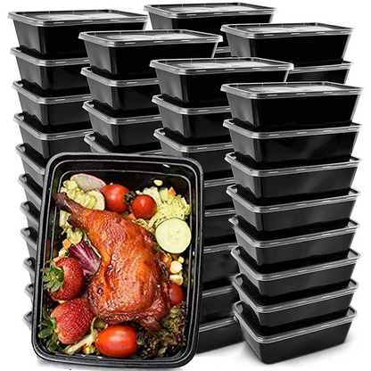 50-Pack Meal Prep Containers